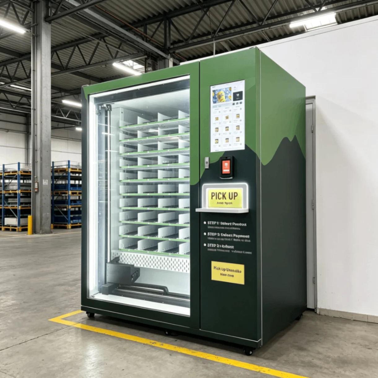 Customized Low Noise Commercial Lunch Box Vending Machine with Refrigerated Storage for Restaurant Household Food Sale