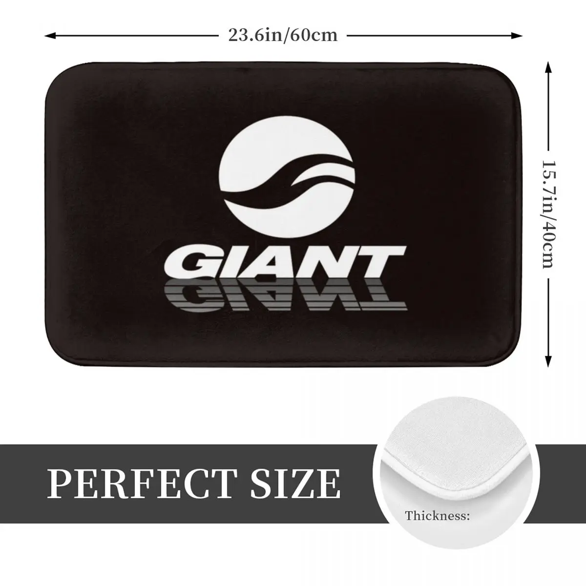 Giant-Bike Doormat Kitchen Entrance Home Floor Mat Non-slip Carpet Rug for Balcony Footpad Mats