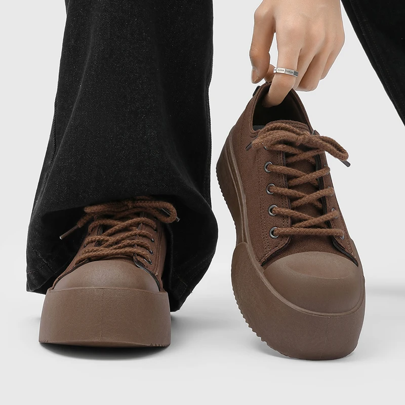 

Мужские кроссовки на платформе для увеличения роста 2026, высокие, 8 см, износостойкие, в корейском уличном стиле, Zapatillas Deporte