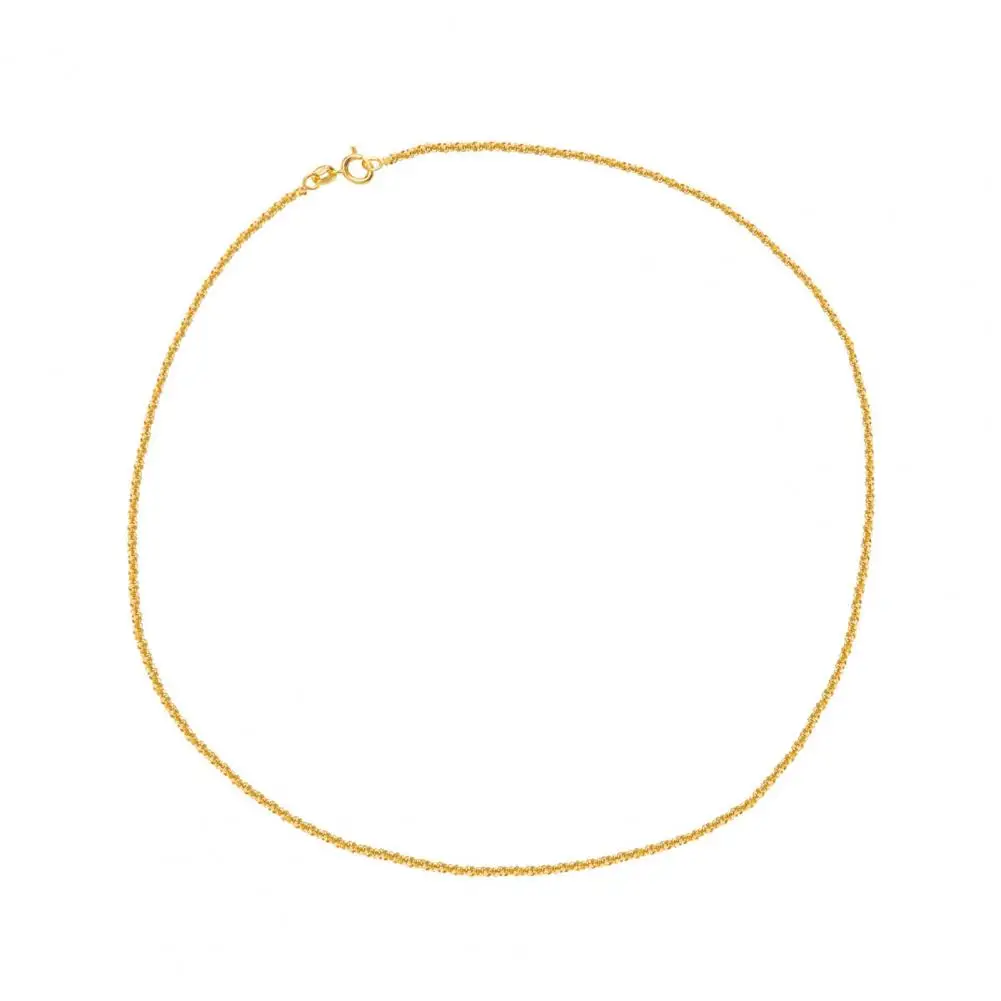 Trendy Necklace Anti-rust Choker Colorfast Sparkling Clavicle Chain Choker Necklace  Decoration