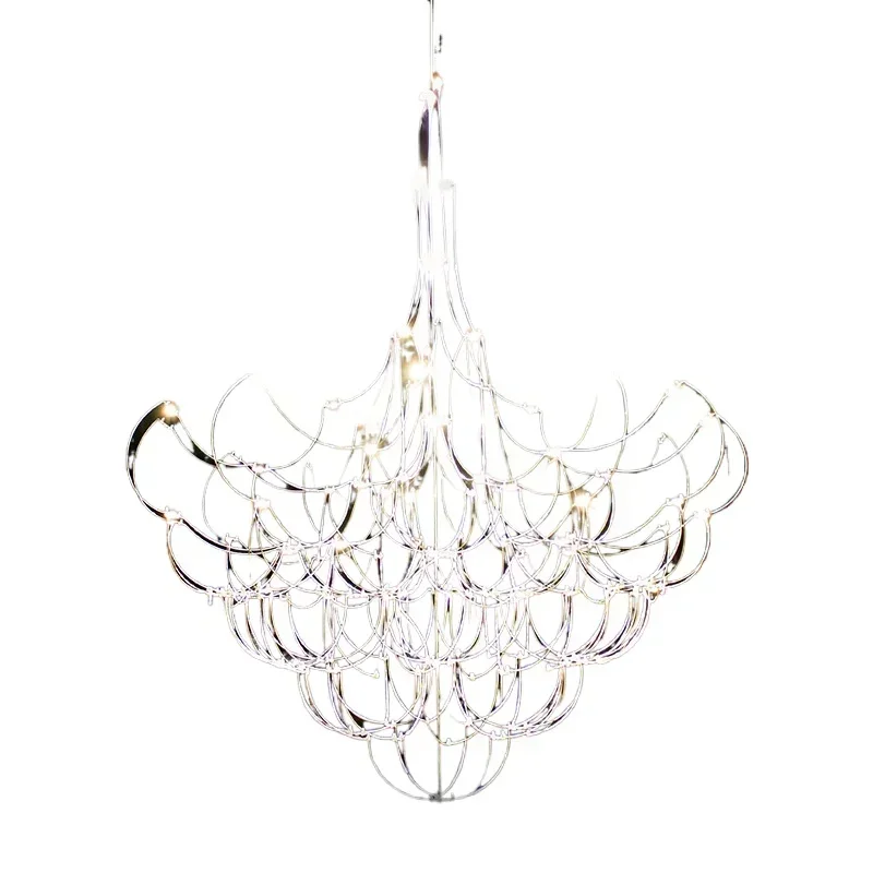 Duplex building hall villa chandelier, designer new product lobby shop clothing store exhibition hall sales department LED lamps
