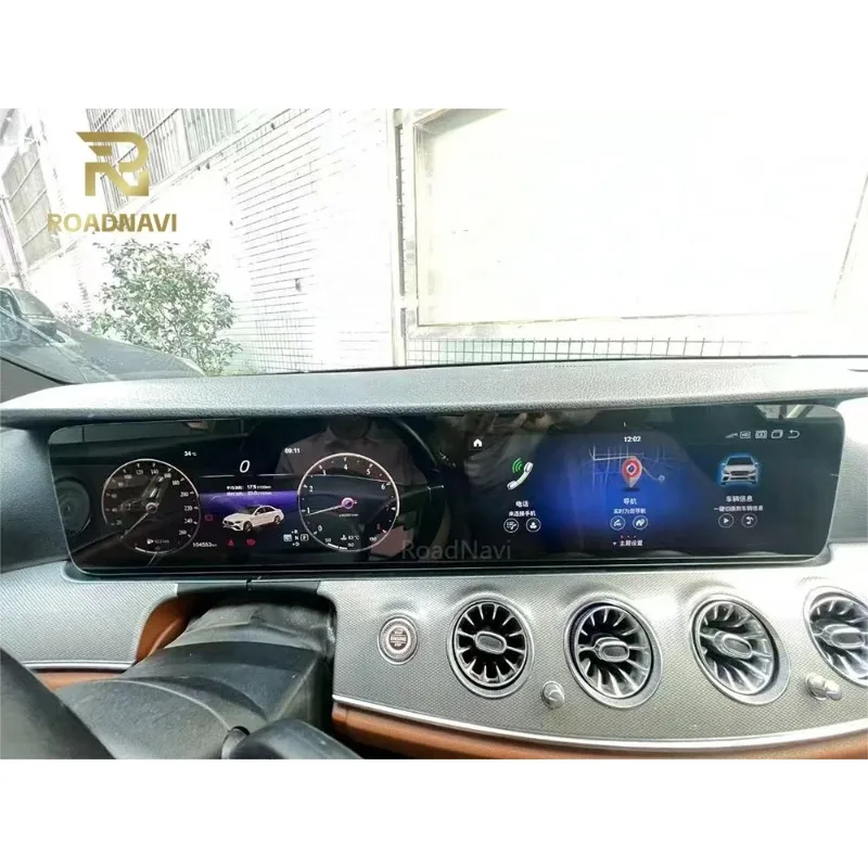 Radio a doppio schermo da 24'' per Benz Classe E W213 2017-2019