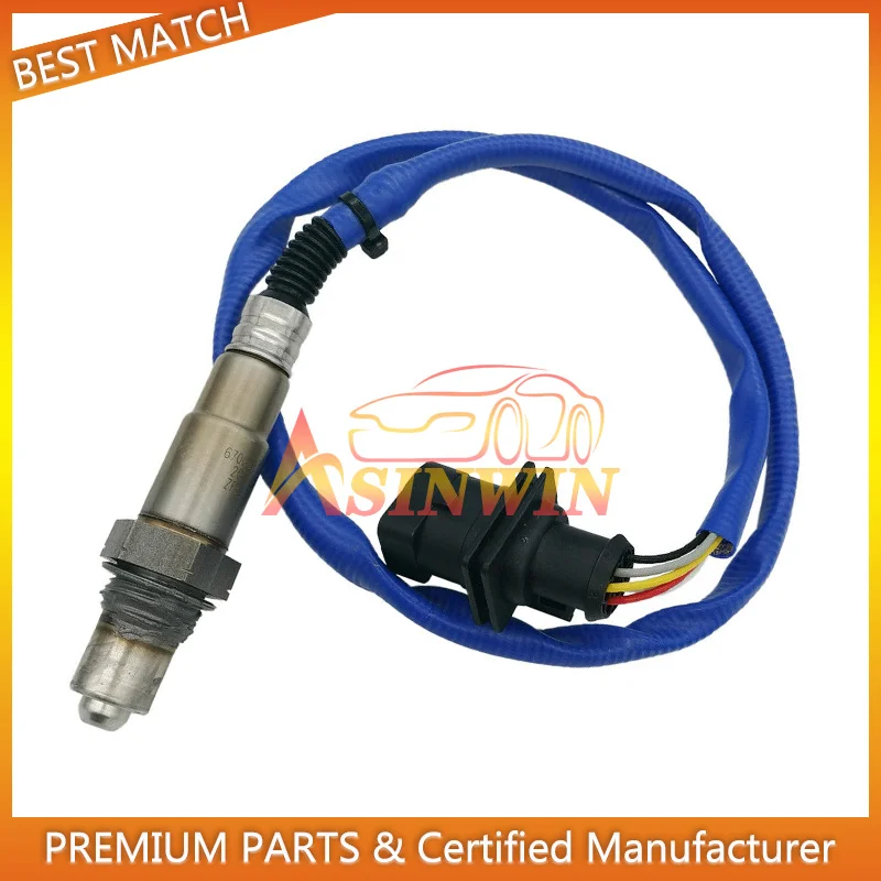 

5 WIRES Front Air Fuel Ratio Lambda O2 Oxygen Sensor For Alpha-Romeo GIULIA STELVIO Maserati Ghibli Quattroporte 670009076