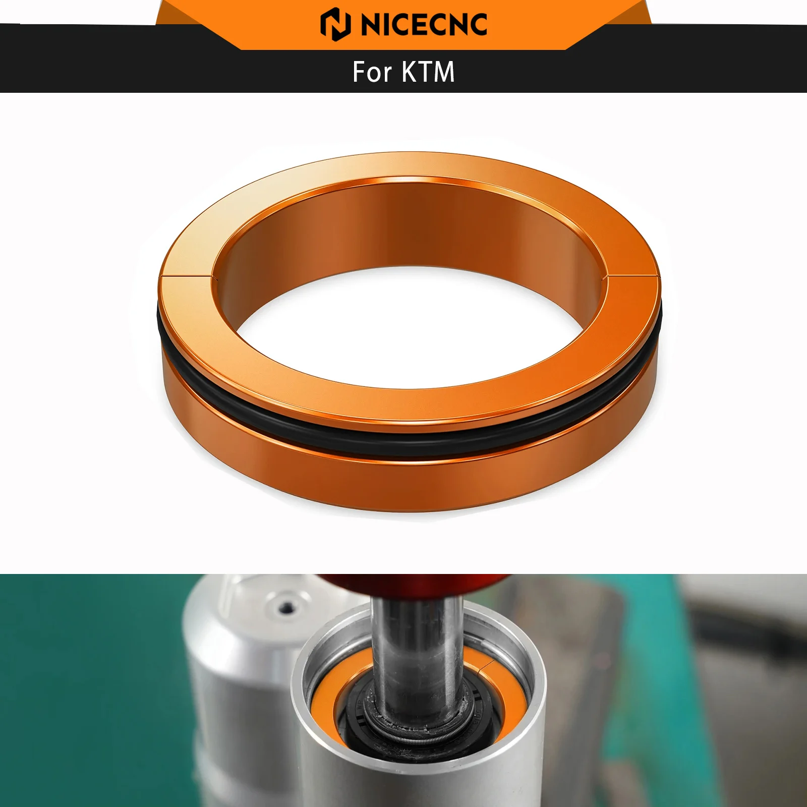

NICECNC For KTM EXC 300 46 50mm Fork Shock Absorber Rear Suspension Lowering Kit EXCF 350 EXC 250 XCW Six Days SXF 450 SX 125