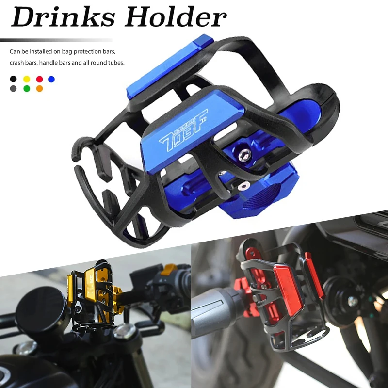 New Motorcycle CNC Beverage Water Bottle Cage Drink Cup Holder Water Holder For ZONTES 703F ZT703F zontes 703f 703 F ZT368G