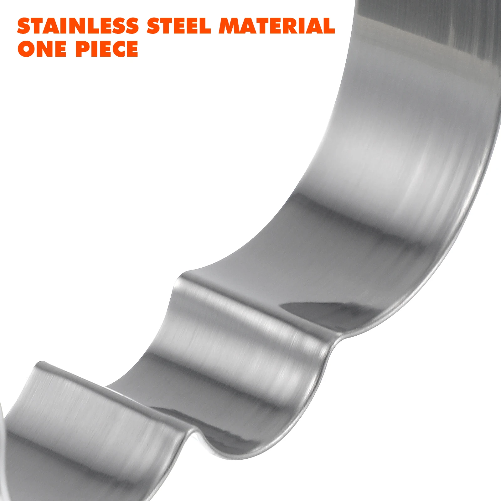 

5 Pcs Stainless Steel Cat Molds Baking Tools for Cookies Cakes Fried Eggs Gifts Creative Shape Metal