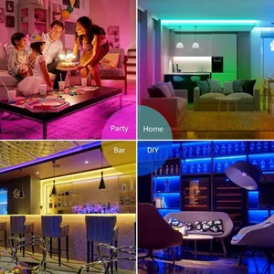 5 m USB -LED 5V Streifenleuchte 3528 1 Meter 5 Heiße weiße frisch rosa grün blau rot SMD -Band Deckenschrank Dwater Proof Water 6 Hauptverkäufe Neon Green Hosen - №2