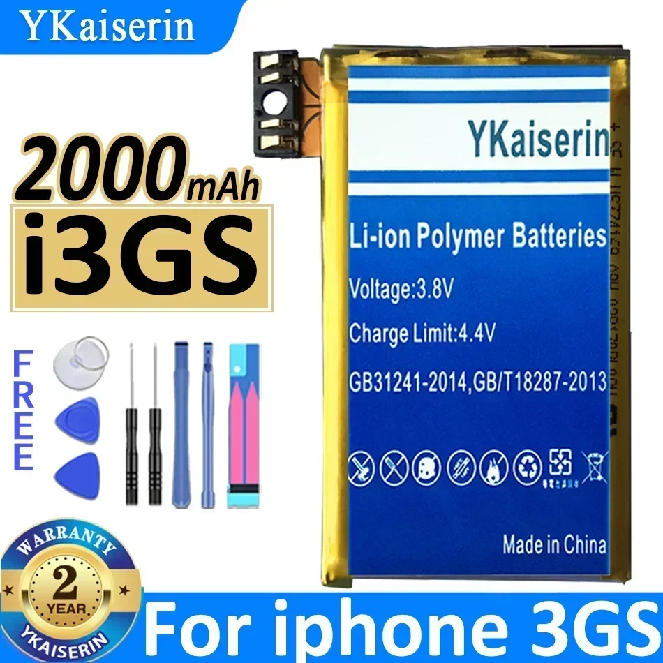 YKaiserin بطارية بديلة لهاتف آيفون 3G 3GS آيفون 11 11 برو آيفون 11 برو ماكس 11pro ماكس Batterij + رمز المسار