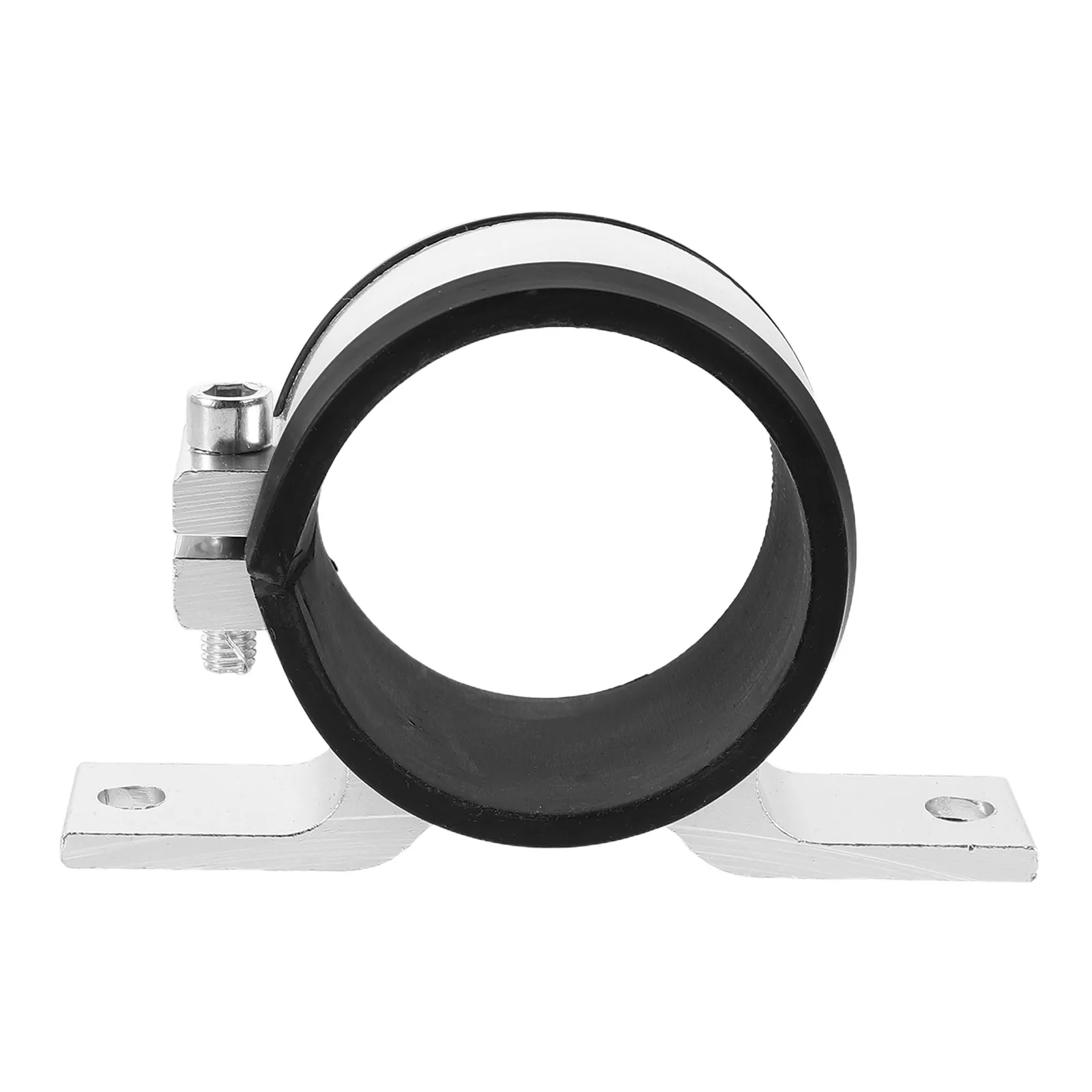 

50MM Oil Pump Fixing Bracket Silver Clamp Mounting Clip Gas Holder Racer Bracket Sturdy Metal DIY Efficient Stable