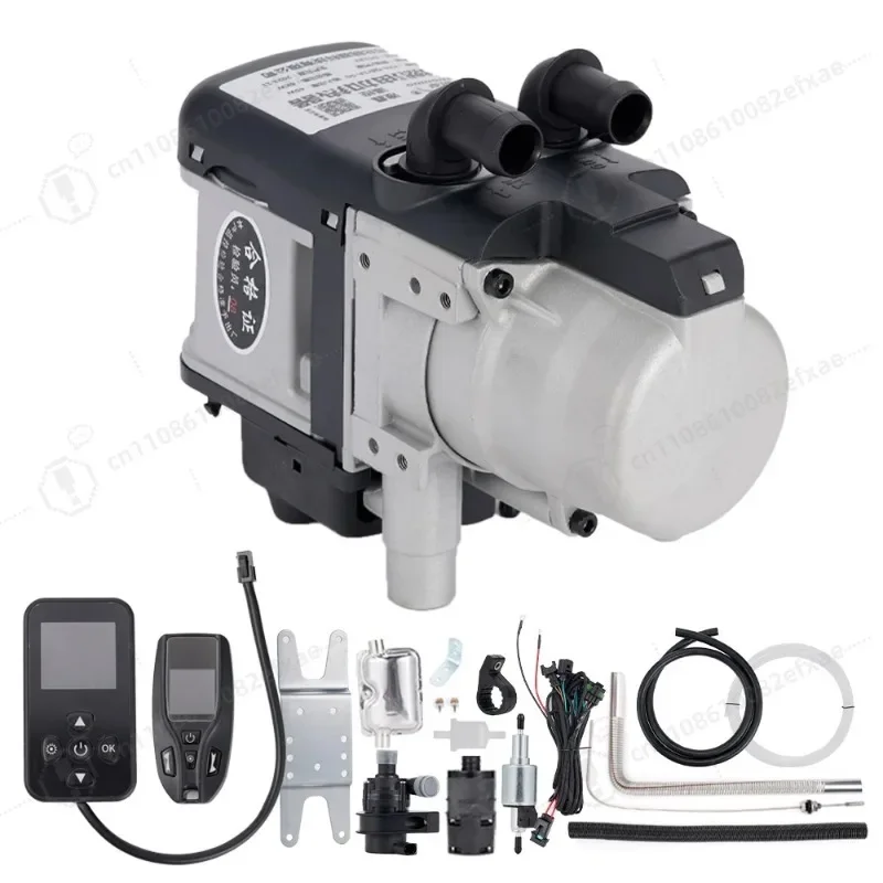 12V 6KW Diesel Heater Kit Universal Parking Heater with LCD Switch Water Pump for Truck SUV RV Camper