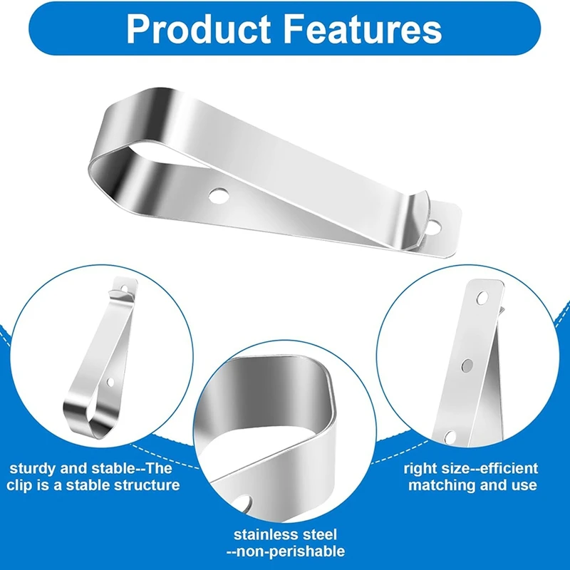 

T61C_6pcs Garage Door Opener Clips,Garage Door Remote Opener