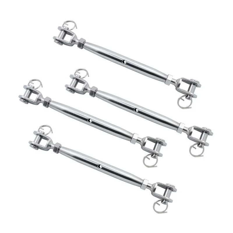Stainless Steel 316 Closed Body Turnbuckle Jaw And Jaw M5 M6 M8 High Polished Rigging Hardware Heavy Duty For Boat Yach