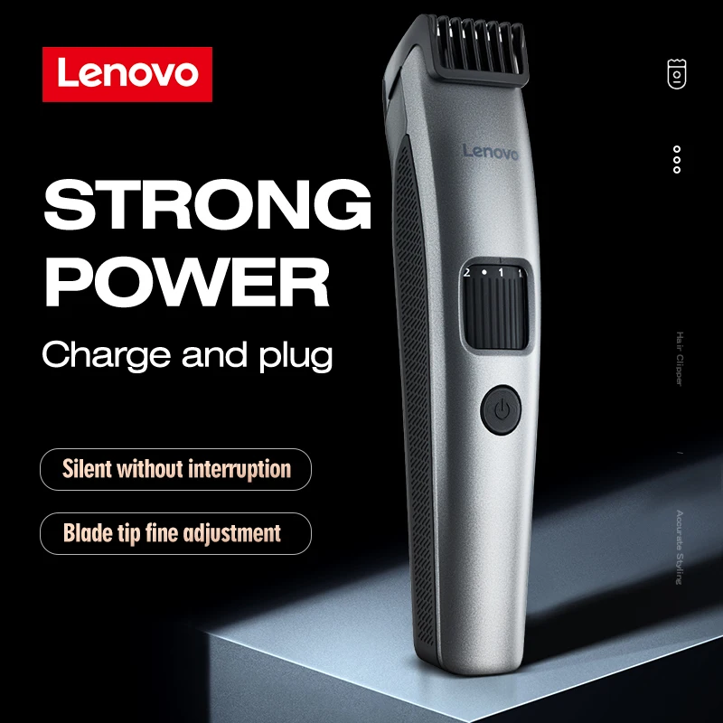 Lenovo  Electric Hair A1 Clipper, Silent Men's Hair Trimmer, Household Hair Styling Tool