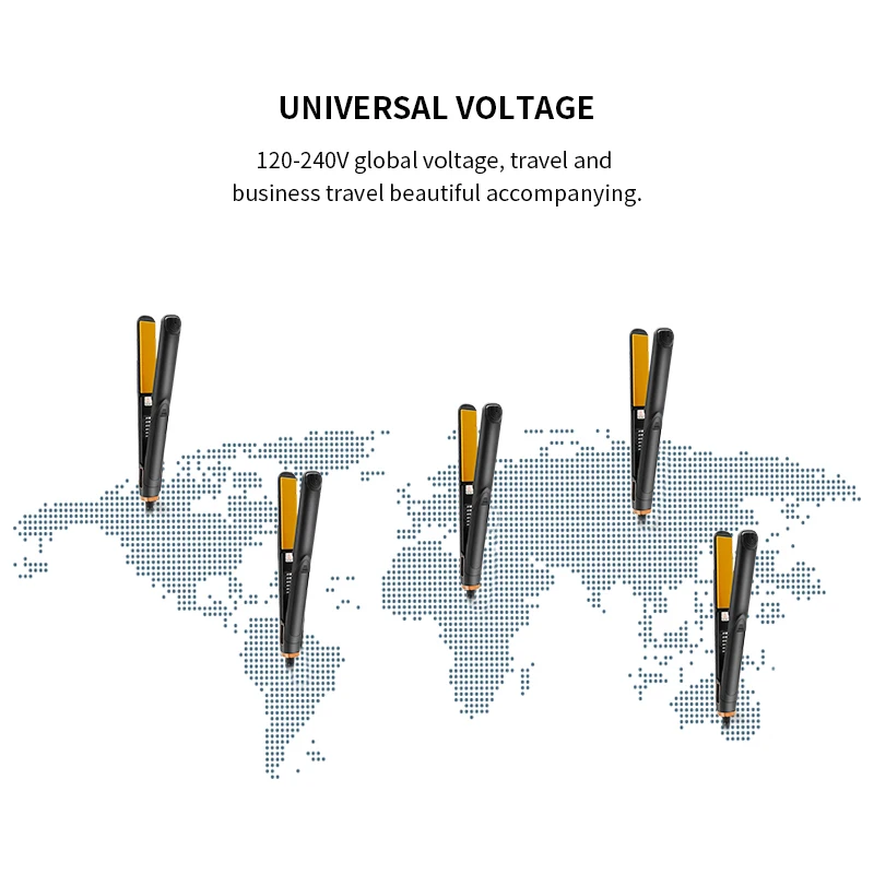 المهنية Stijltang بكرة الشعر التيتانيوم Keramische Verwarming Plaat حديد مسطح تصفيف الشعر Krultang Haar استقامة