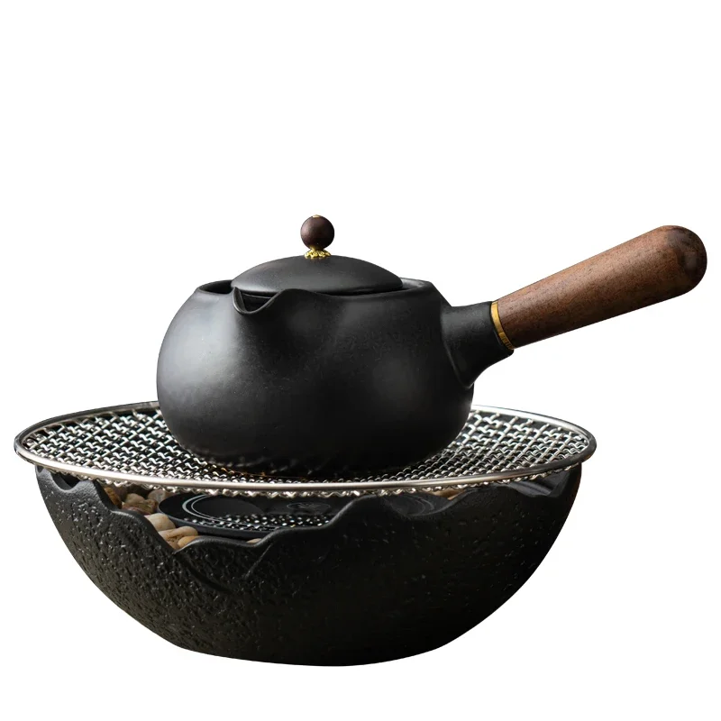 Boiling tea, roasting tea, roasting sweet potatoes, Japanese style water kettle electric ceramic stove, indoor household tea pot