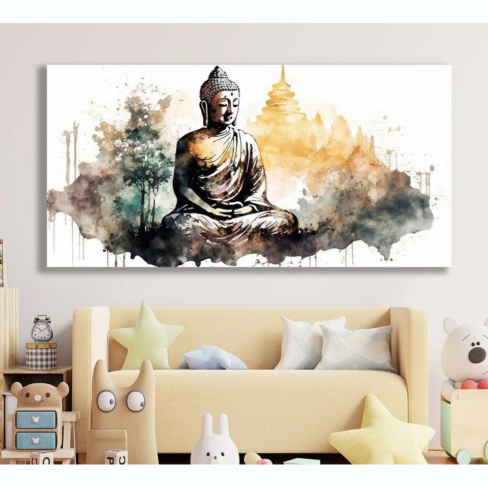 Diamond Painting Large Size Buddha Yoga Meditation Buddhism Embrodiery Mosaic Abstract Religious Mantra Statue Spiritual