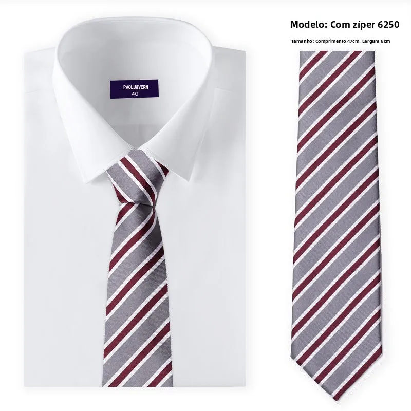 camolkeionck-zipper-tie-men's-slim-stripe-pattern-college-style-business-casual-necktie-silk-material-long-length