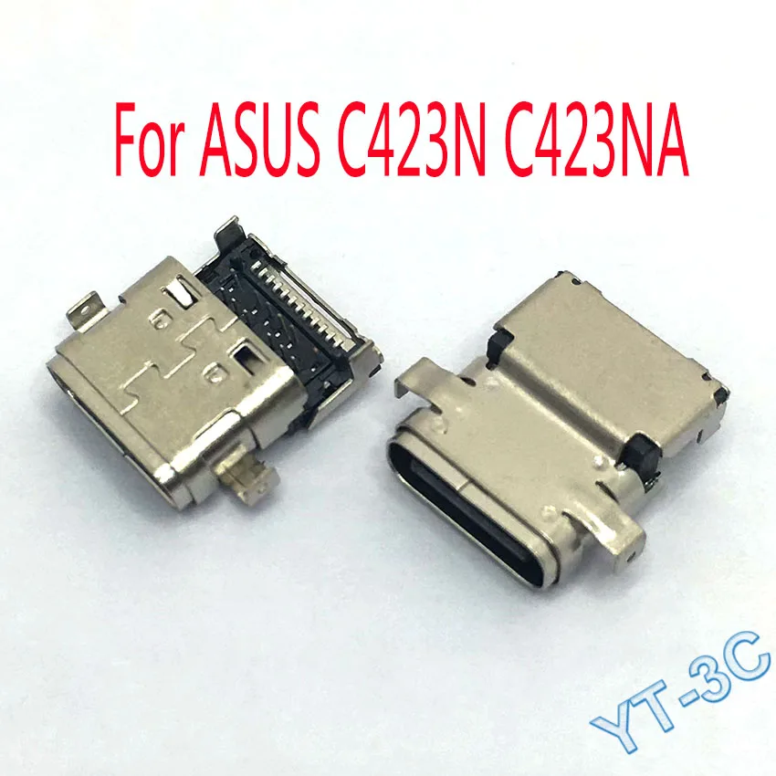 2PCS Neue Für ASUS C423N C423NA USB C USB 3,1 Typ-C USB Lade Buchse Port Stecker DC power Jack Stecker