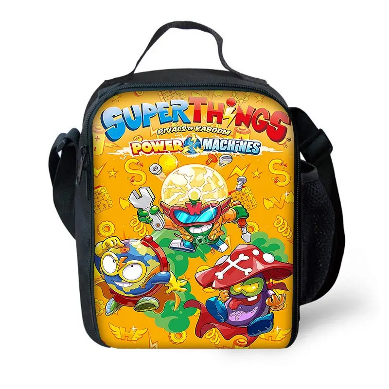 Super Zings SuperThings borsa termica per bambini di grande capacità per ragazzo ragazza studente Picnic all\'aperto Resuable Thermal Cooler Lunch Box