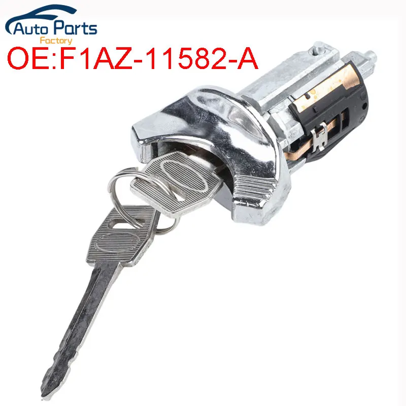 

New Ignition Lock Cylinder & 2 Keys For Ford Mercury 1990-1996 F1AZ-11582-A F1AZ11582A