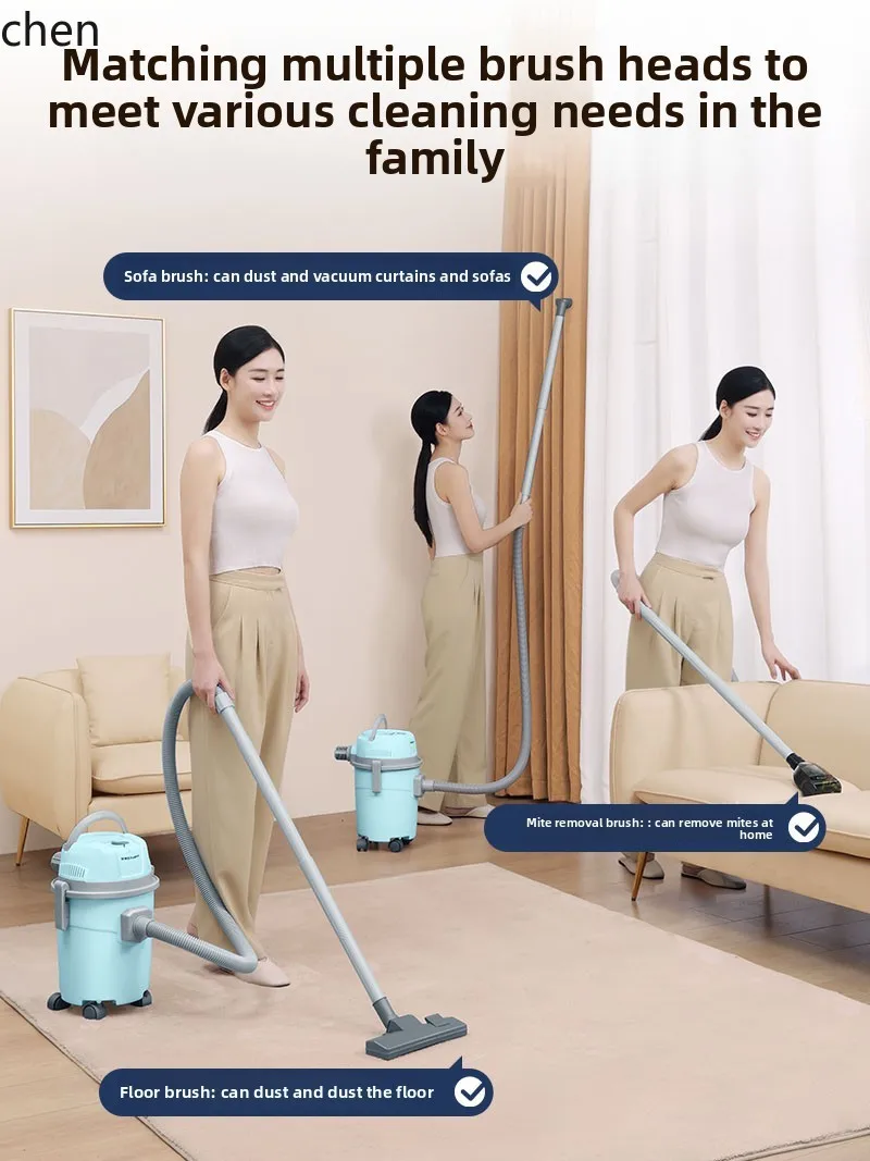 Aspirapolvere HTT, grande aspirazione e trascinamento integrati per la rimozione degli acari ad alta potenza, cucitura di bellezza dei peli di gatto industriale