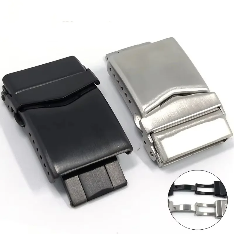 

18mm 20mm 22mm 316L Solid Stainless Steel Watch Buckle Replacement for Universal Watch Band Folding Safety Clasp Accessories
