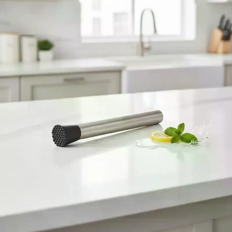 Stainless Steel Crushed Ice Hammer Multifunctional Popsicle Sticks Cocktail Swizzle Stick Fruit Lemon Muddle Pestle Bar Tools