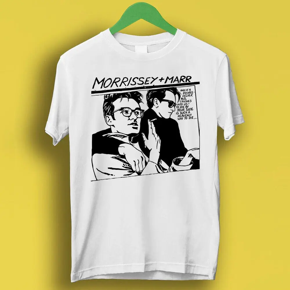 The Smiths Morrissey Marr Cartoon Music Meme Retro Cool Gift Tee T Shirt P7288