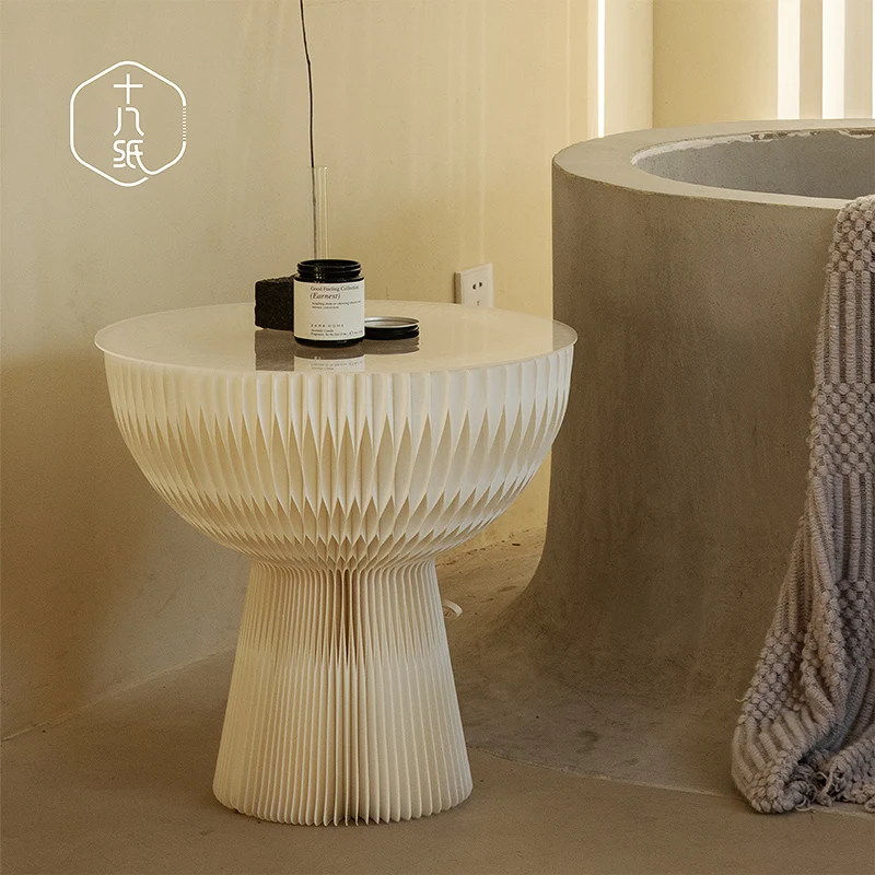 

Eighteen Paper Side Tables, Small Coffee Tables, Simple Sofa Side Cabinets, Creative Booths, Dustproof, Bedroom Bedside Tables