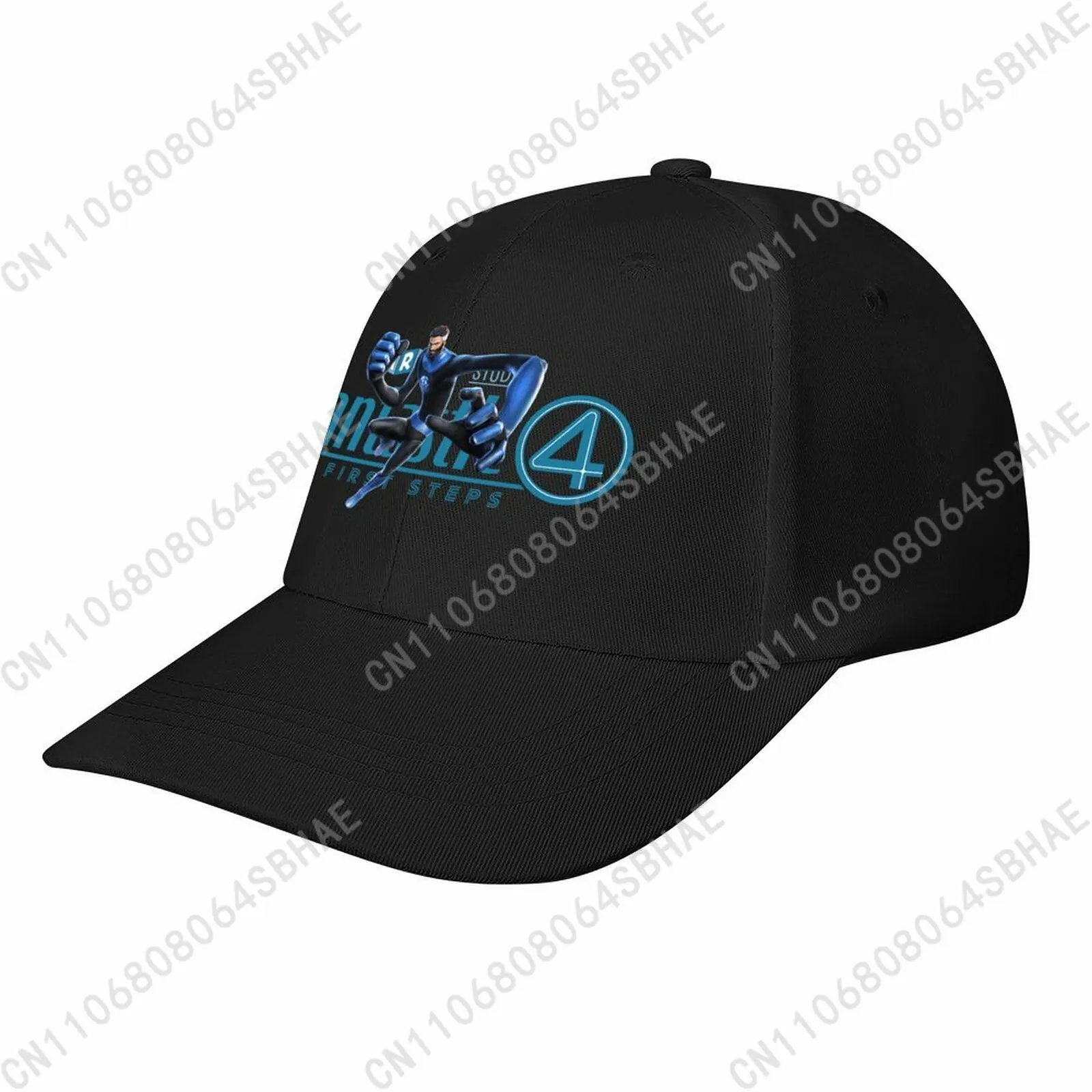 

Marvel Mister Fantastic Baseball Cap Men Women Curved Brim Washed Rubber Print Adjustable Daily Wear Cap Custom Gift Cosplay