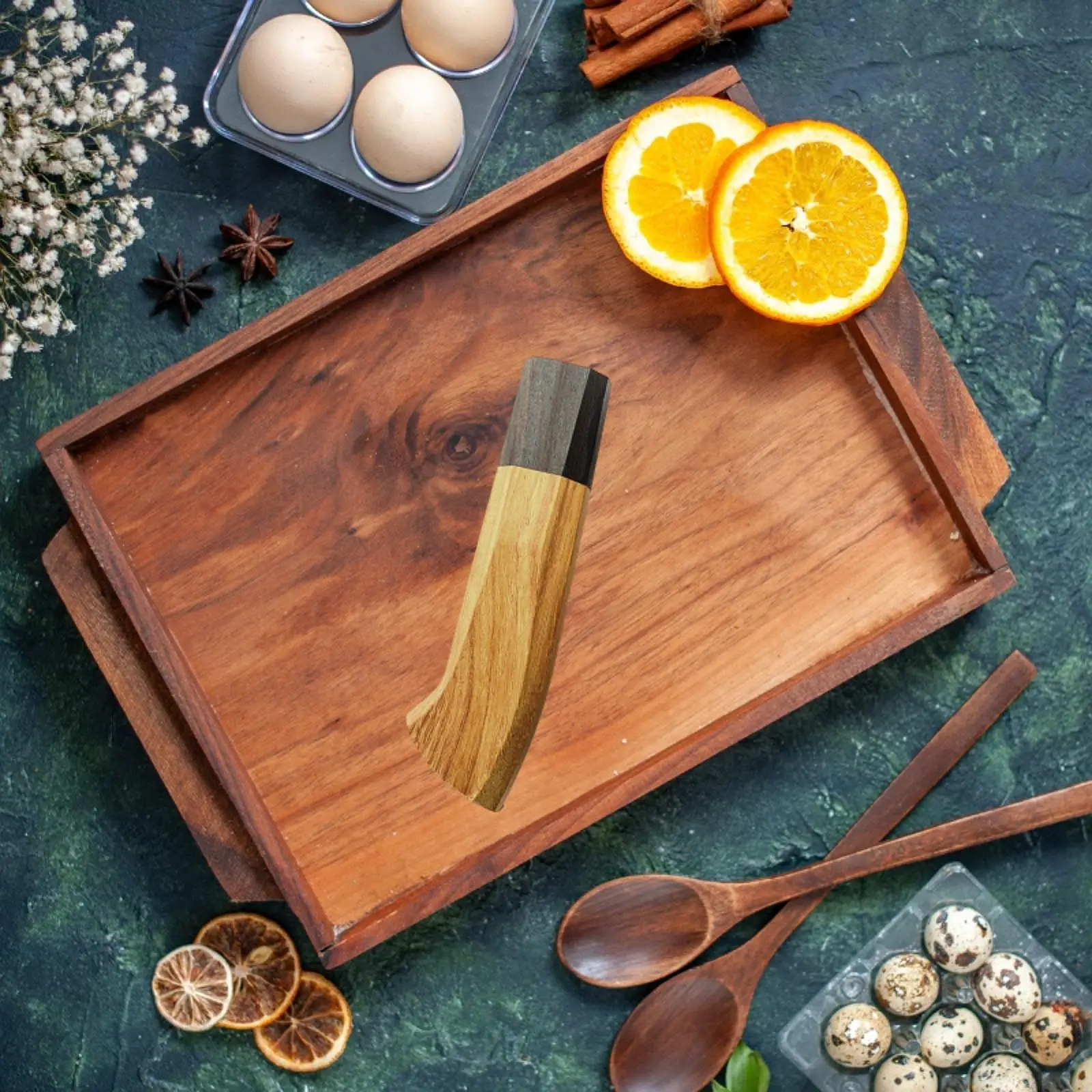 Wood Knife Handle Replacement Easy Install for Kitchen Knife Repair DIY Knife Scales Comfortable Grip