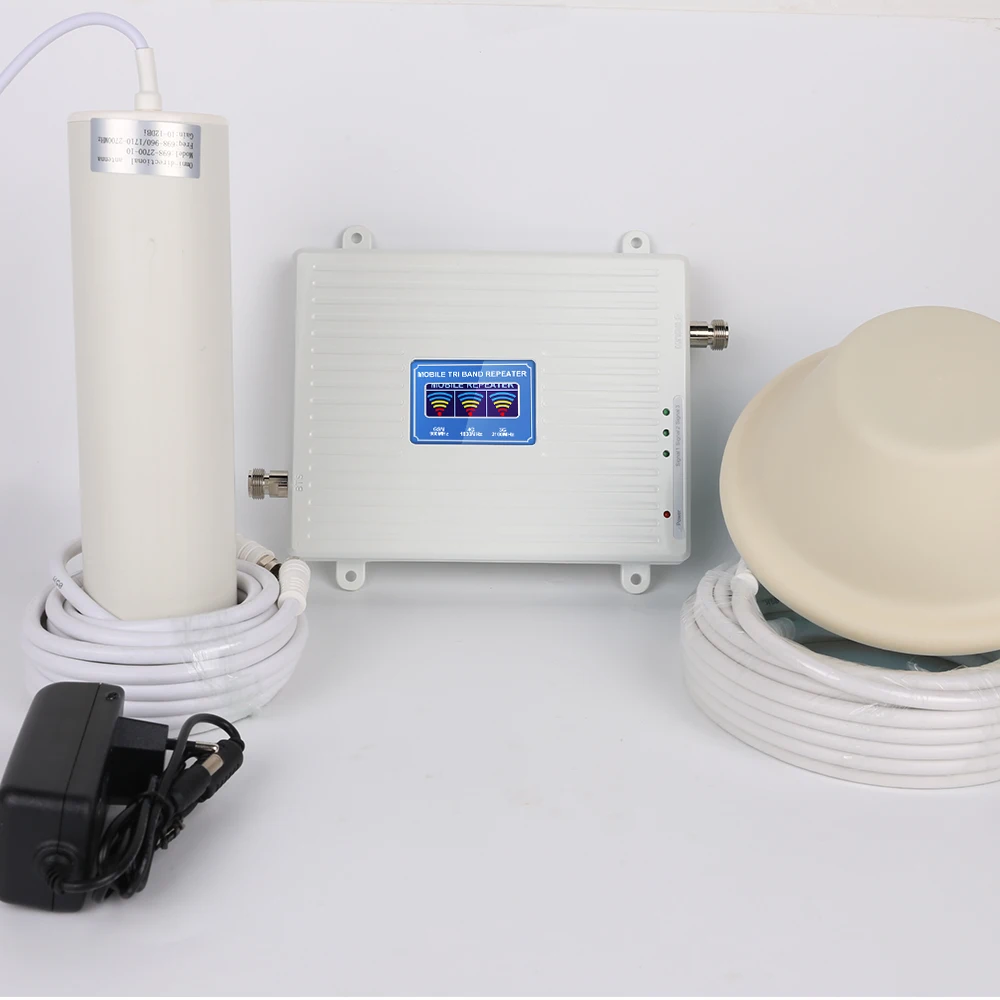 

2025Triband 900 1800 2100mhz Mobile SignalBooster GSM 2G 3G 4G Cellphone Signal Repeater for LTE Network High Performance Mobile