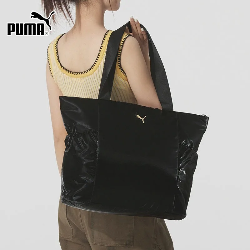 Puma Puma Black Shoulder Bag Women's Bag 2026 Summer New Sports and Leisure Bag Trendy Messenger Bag 091291-04