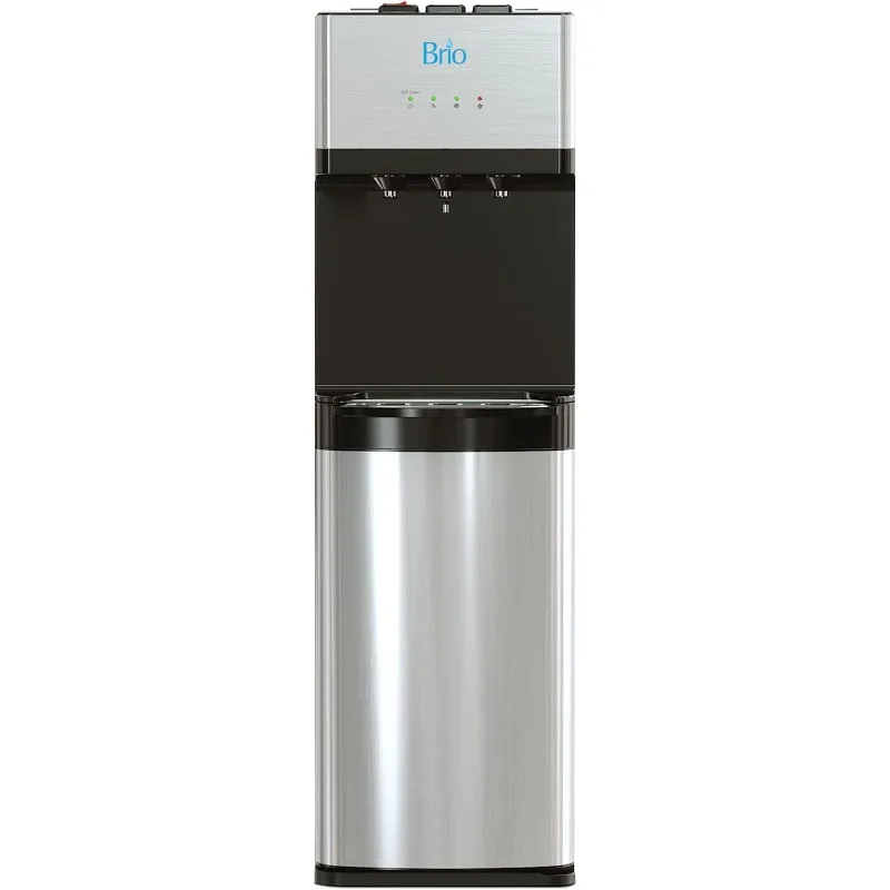 Water Cooler Dispenser with 2 Stage Filtration - Self Cleaning, Hot Cold and Room Temperature Water