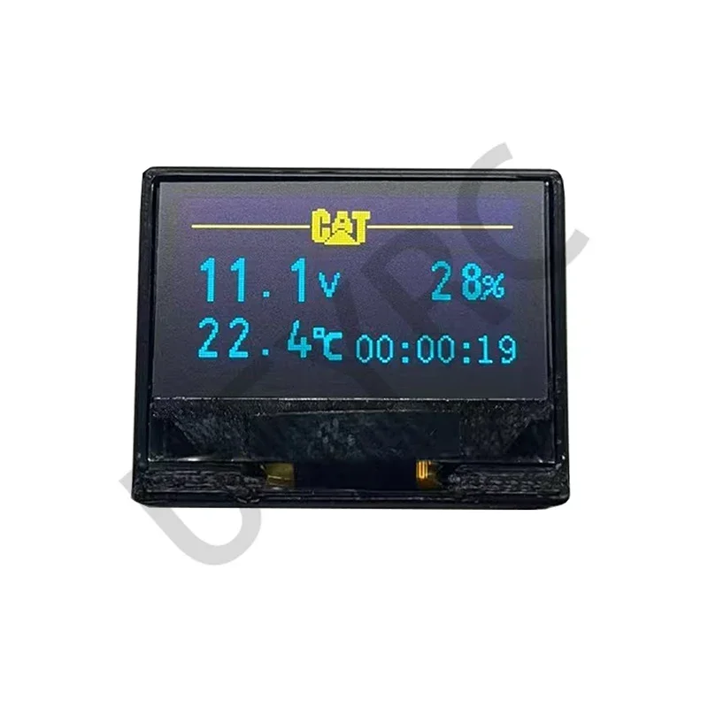 RC Excavator LED LCD Module Mini Display with LOGO for 1/12 1/14 Hydraulic LESU HUINA Kabolite 580 CAT 336 Volvo JDM DOUBLEE