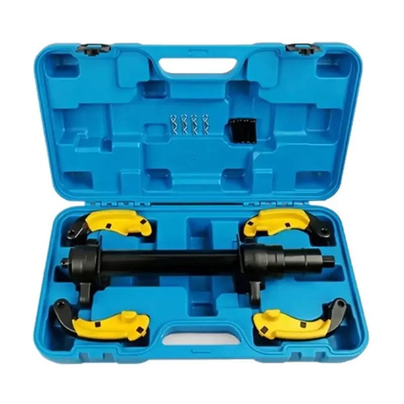 13 Pcs Shock Absorber Spring Compressor Tool Kit No Disassembly Auto Repair Equipment for Car Suspension Maintenance