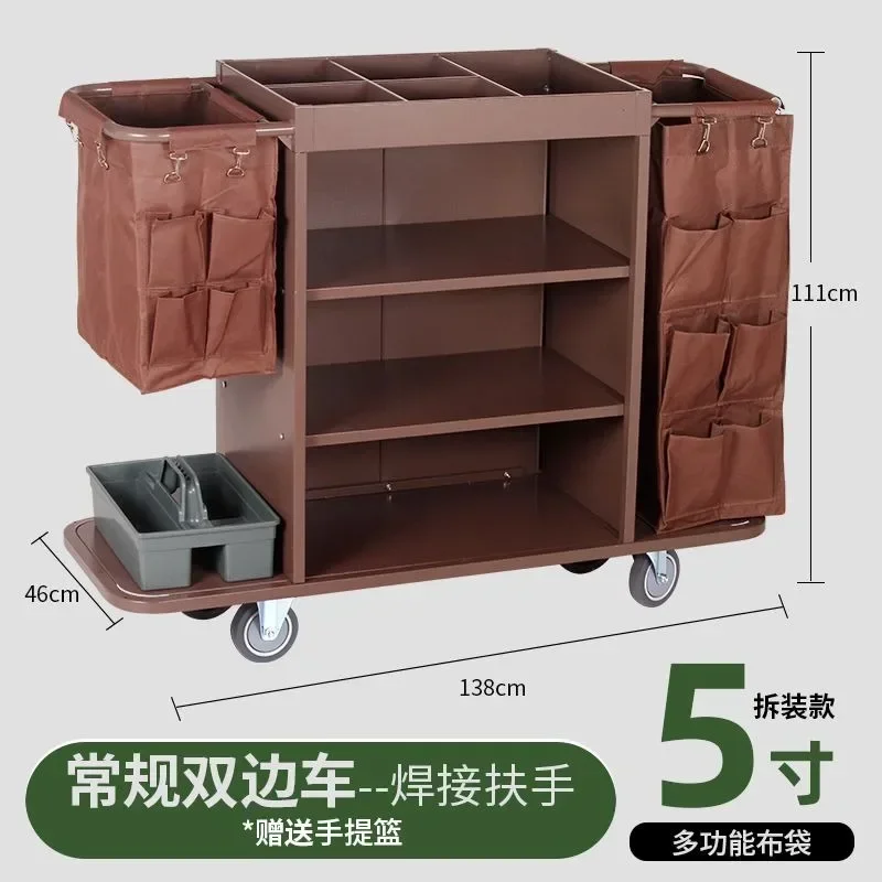 Hotel linen cart, hotel cleaning cart trolley