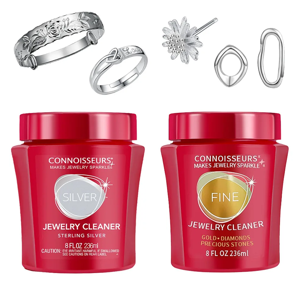 NIUPIKA Silver Gold Jewelry Cleaner Wash Oxidized Sterling Silver Wipe Revitalizing Jewellery Detergent Decontamination