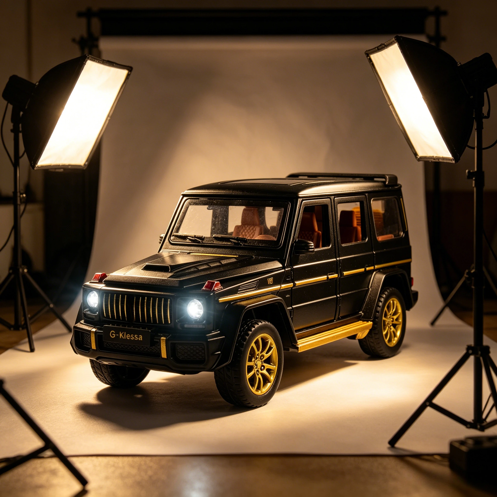 

1:32 G63 SUV Off-road Car Vehicle Model Alloy Toys Boys Pull Back Diecast Metal Gift Sound Light Collect