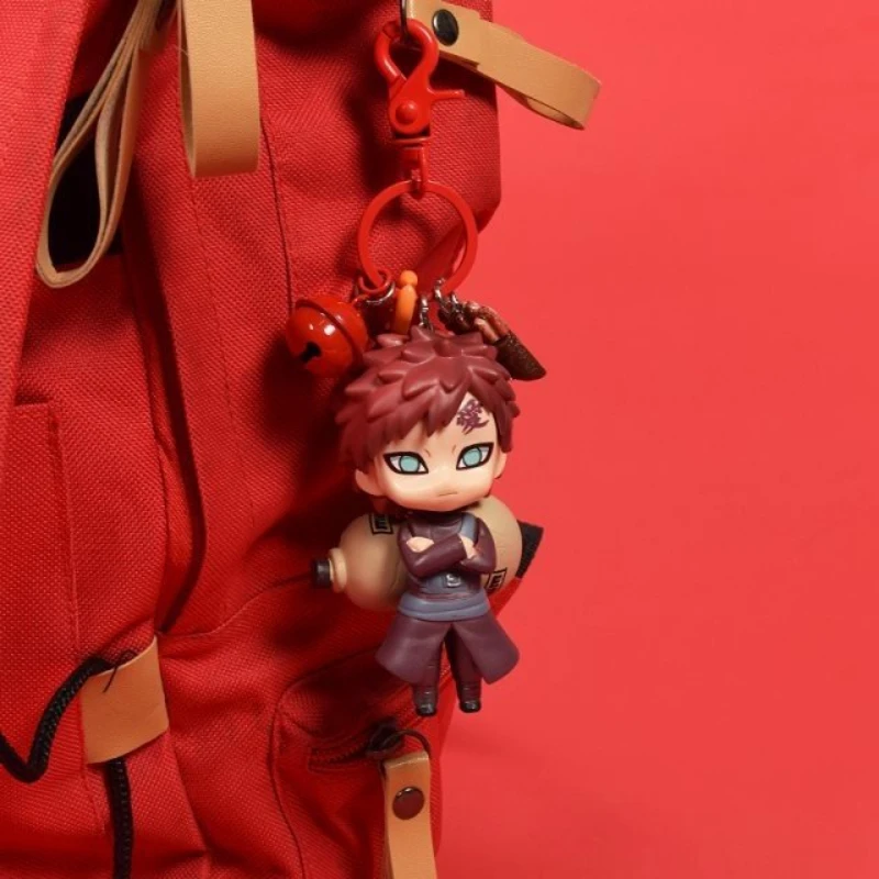 Ninja keychain Naruto Jiraiya Sakura Uchiha Itachi Gaara Hinata school bag pendant boys gift