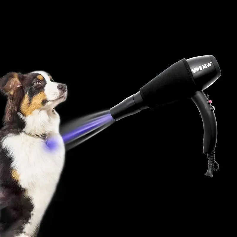 Yingshen Pet Hair Dryer Beautician Hair Dryer Pet Shop Halter Neck Blue Light Cat And Dog Hair Dryer