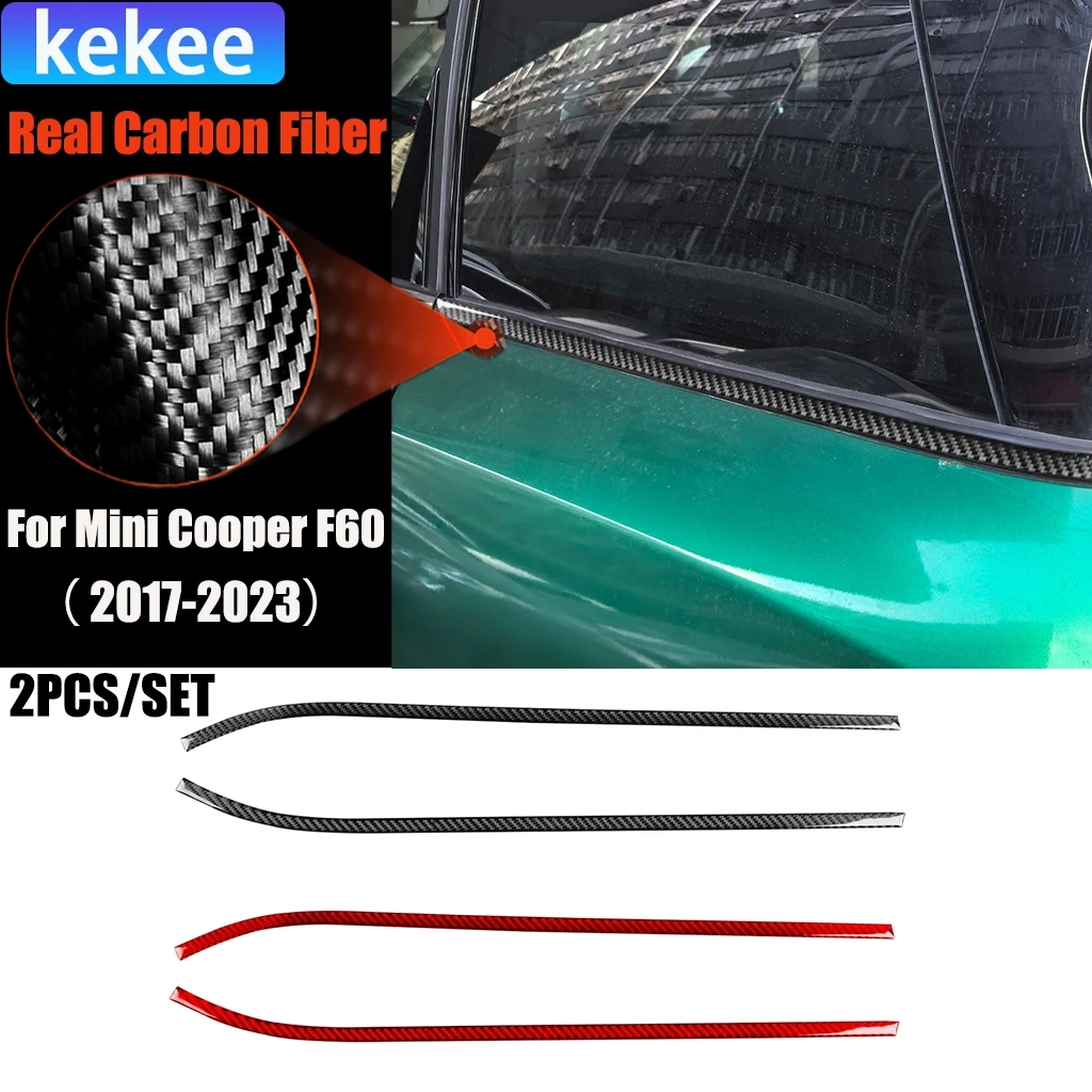 

Автомобильные аксессуары из углеродного волокна, полоса заднего окна, модифицированная внешняя накладка, наклейка для Mini Cooper F60 Countryman 2017-2023