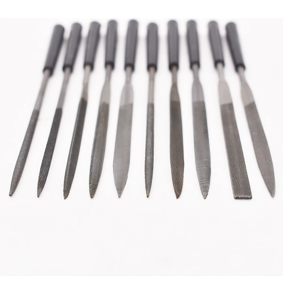 10 in 1 Mini-Assorted-Rasp-Needle-File-Set-for-Finishing-Plastic-Model-Making 100set/lot