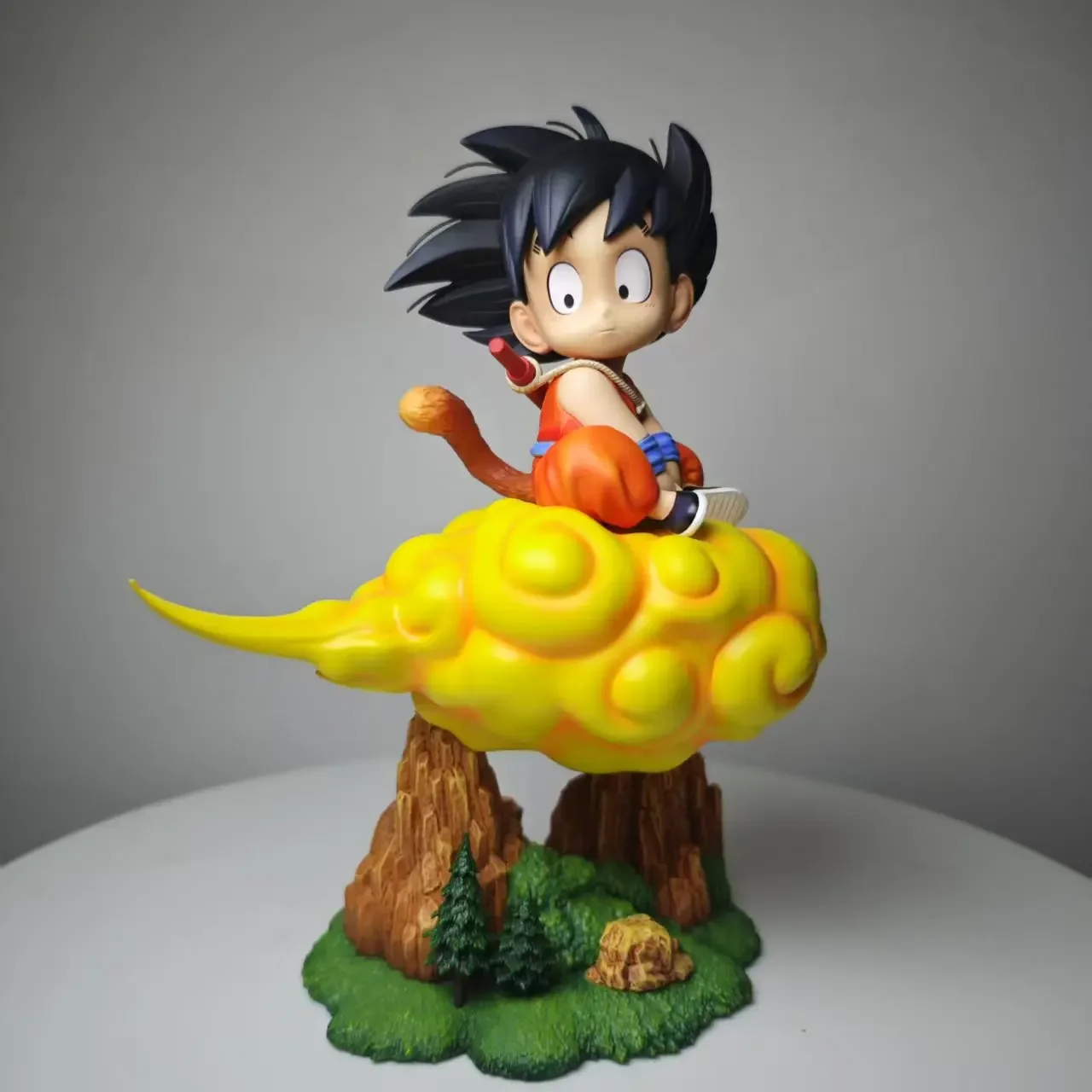 21cm/8.27 polegada quente dragon ball kintoun goku figura criança goku pvc figuras de ação coleção modelo brinquedos meninos presentes natal