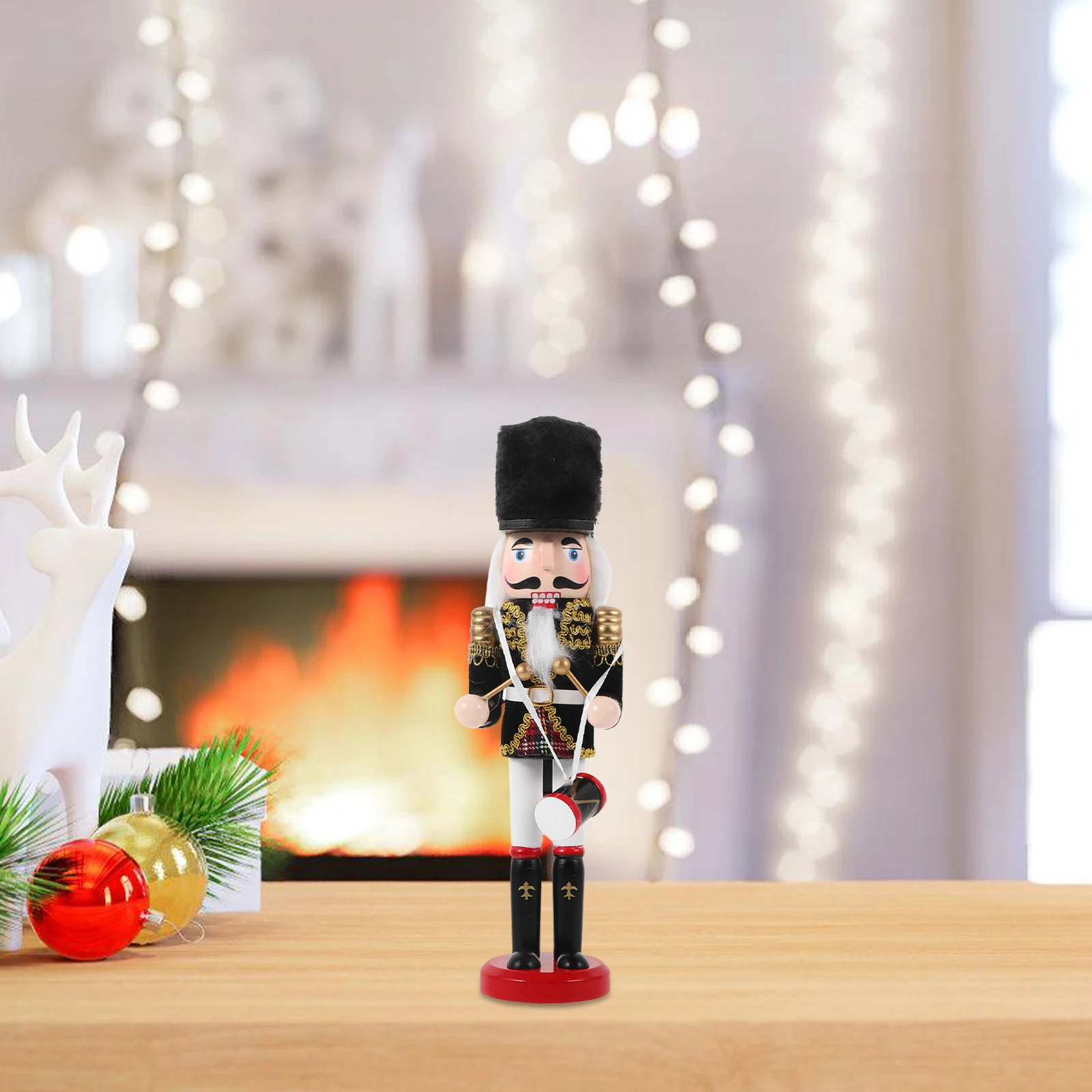 

30cm Nutcracker Christmas naments Nutcrackers Christmas Decorations Wood Figurine Home Holiday Gift Wooden Soldier