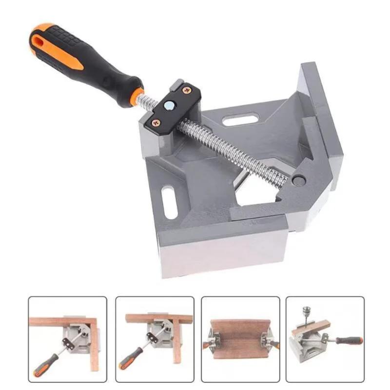 

Woodworking Clamping Carpentry Tool Corner Clamp 90 Degree Right Angle Clip Clamps Picture Frame Adjustable Welding