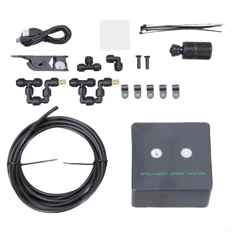 

L74D Automatic Reptiles Misting System with Intelligent Controlled Humidifier Adjustable Copper Nozzles for Terrariums