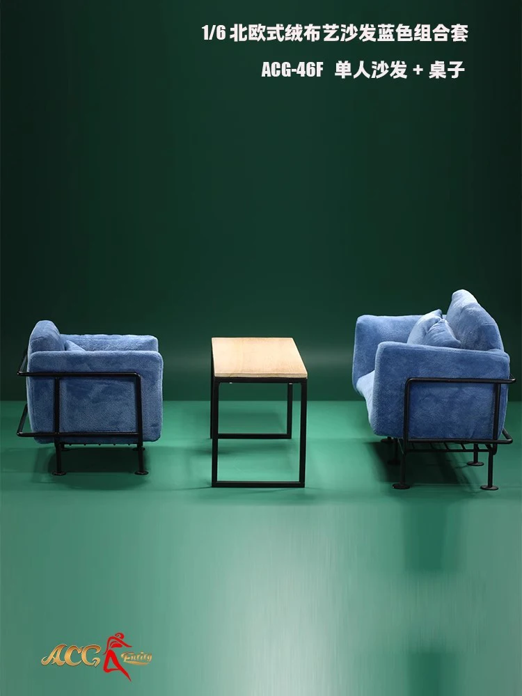 1/6 Premium Fluwelen Enkele Dubbele Drievoudige Bank Ijzeren Tafel Scène Decoratie Prop Model Fit 12 ''Soldaat Action Figure Poppen speelgoed