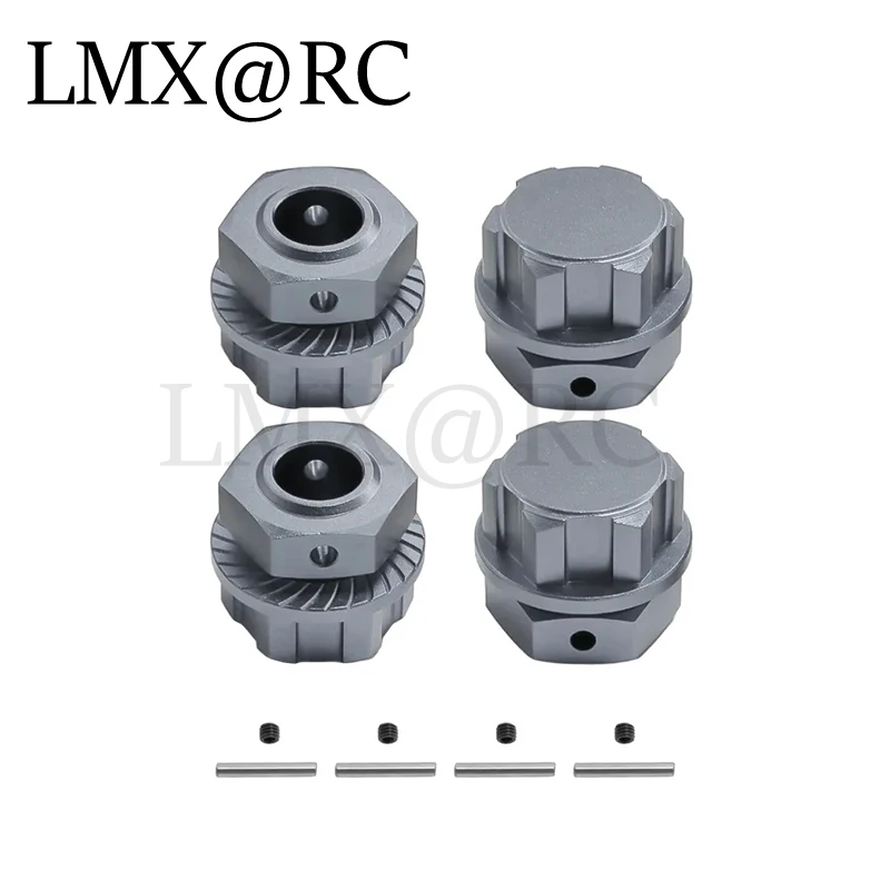 lmx  RC 4pcs Metal 24mm Splined Wheel Hex Hub Adapter for Arrma 1/5 KRATON 8S Outcast 8S Upgrade Parts Accessories