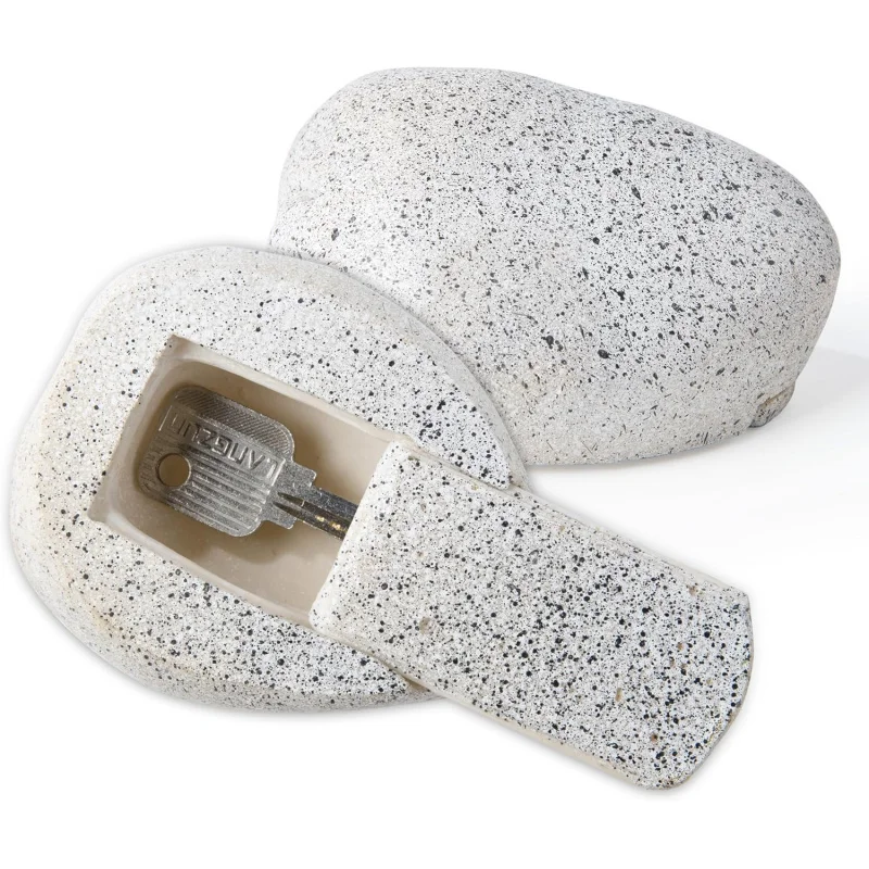 

Rock - Stone Look - Hidden Safe Secret Storage Box Keys, Hider Garden or Yard -